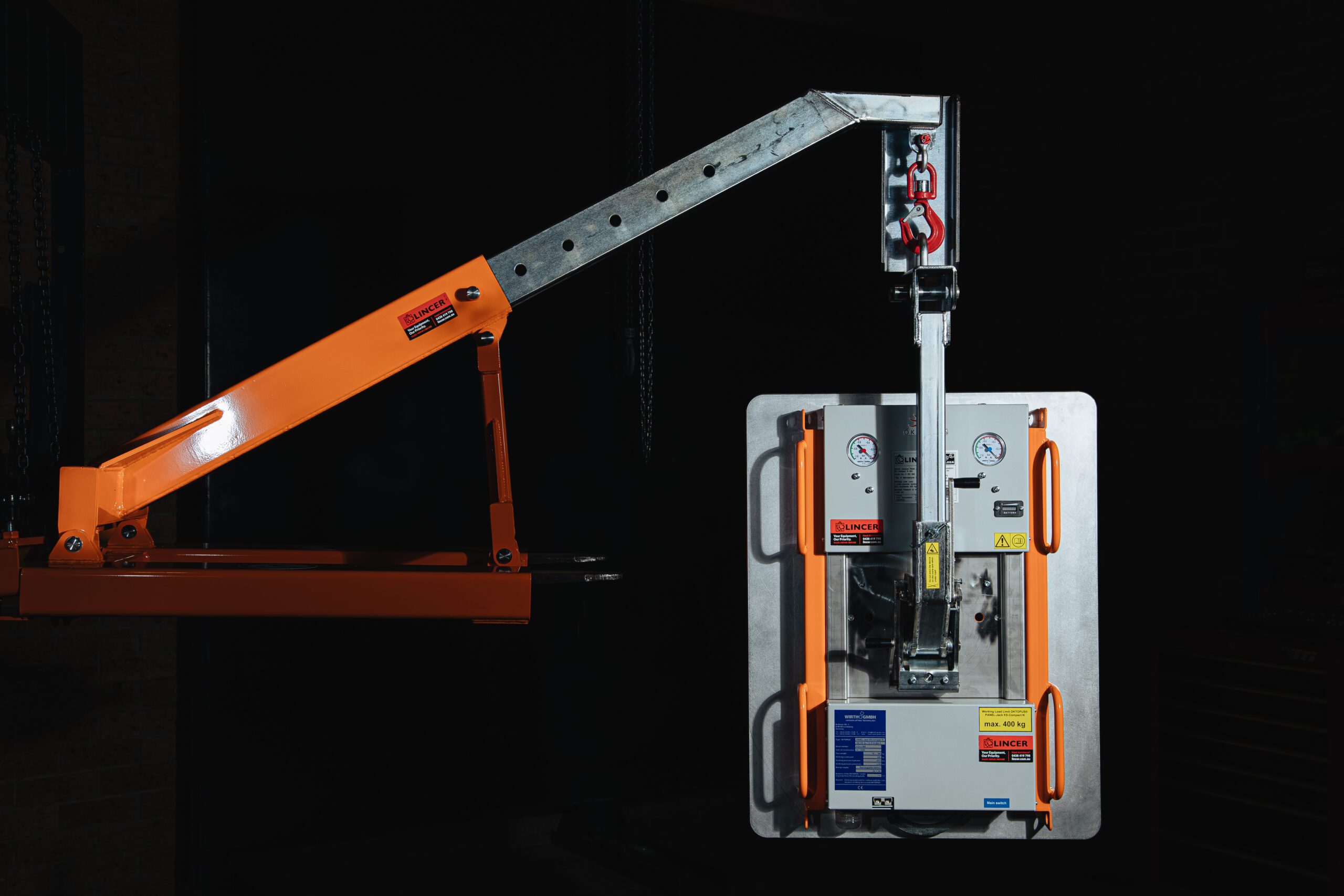 Vacuum Lifters for Panels Lincer Oktopus